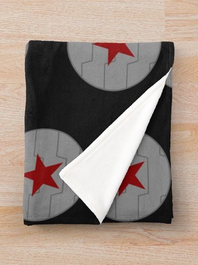 Winter soldier emblem  Throw Blanket