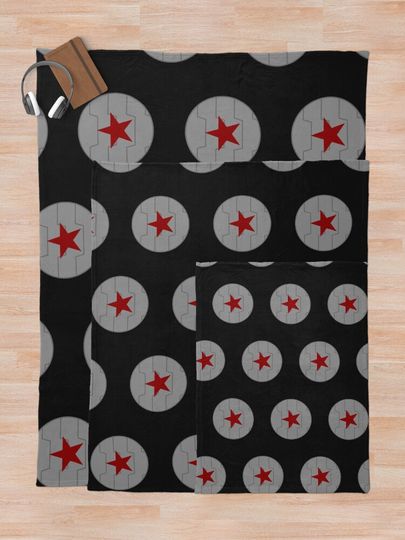 Winter soldier emblem  Throw Blanket