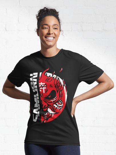 Painted Samurai Active T-Shirt
