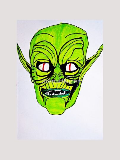 HALLOWEEN GREEN GOBLIN  iPhone Case