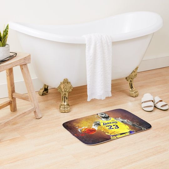 Lebron James Fan Art & Merch Bath Mat