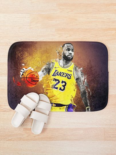 Lebron James Fan Art & Merch Bath Mat