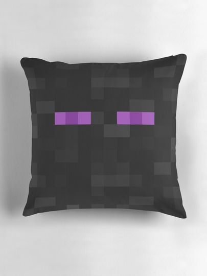 Enderman pattern Pillow