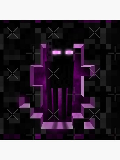Enderman Minecrafter Enderdragon Pillow