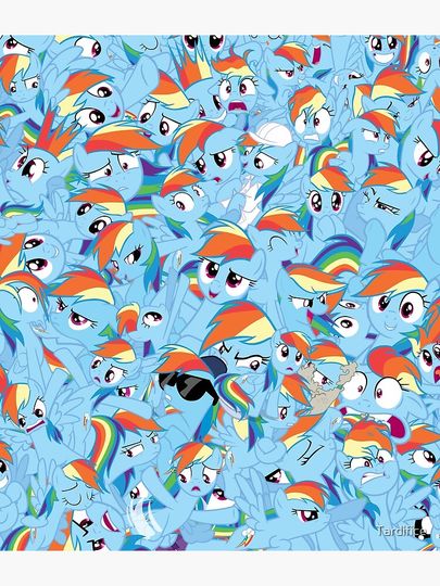 Rainbow Dash Mess Backpack