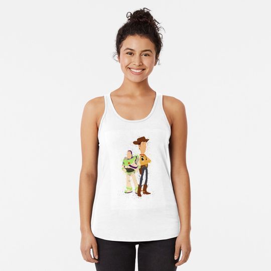 Woody and Buzz Racerback Tank Top