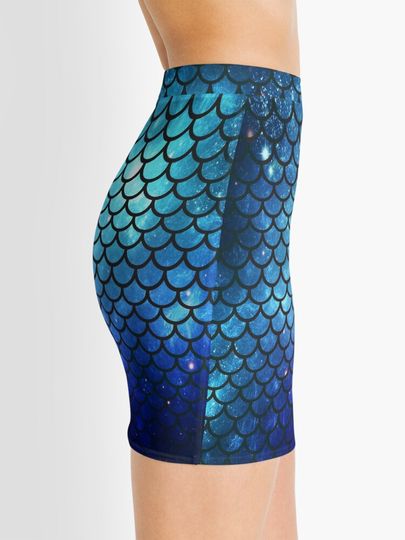 Mermaid Tail Mini Skirt