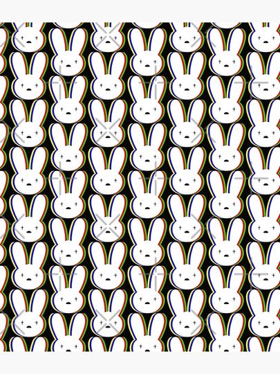 Bad Bunny Pattern Backpack