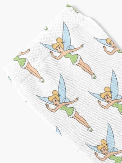 Tinker Bell Drawing Socks