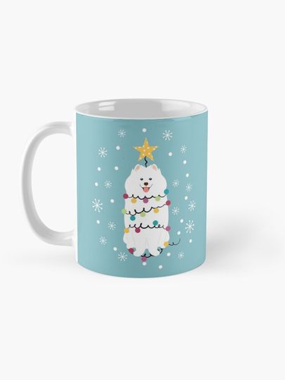 Samoyed Christmas Tree Coffee Mug