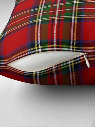 Royal Stewart Tartan Plaid Pillow