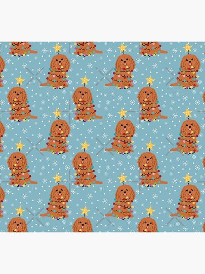 Ruby Cavalier King Charles Spaniel Christmas Tree Socks