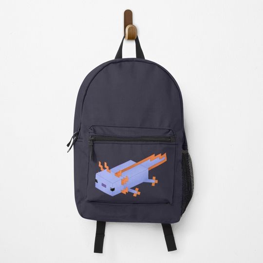 Original Blue Minecraft Axolotl Backpack