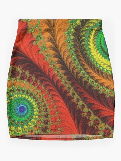 Coat of Many Colors Mini Skirt