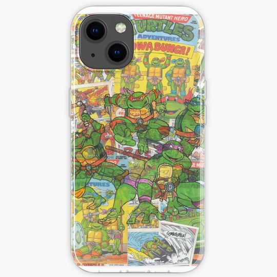 Vintage Comic Teenage Mutant Hero Turtles iPhone Case