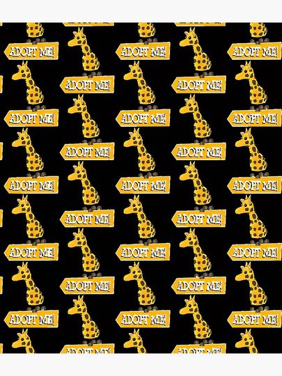 Adopt me Roblox Giraffe Backpack