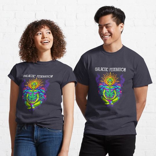Funny Galactic Federation Hippie T-Shirt