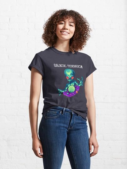 Galactic Federation Hippie Belive In Alien T-Shirt