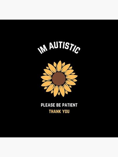 I'm autistic Pin