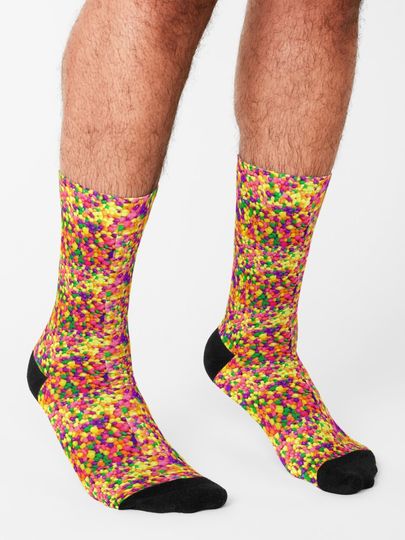 Nerds Rainbow Candy Socks