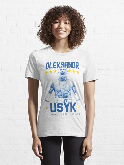 Oleksandr "The Cat" Usyk vintage boxing poster T-Shirt