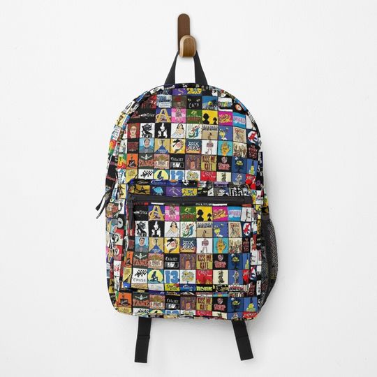 Broadway Musical Theatre Logos  Hand Drawn Backpack