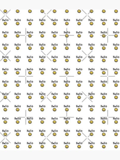 Hello with Smiley Face Backpack