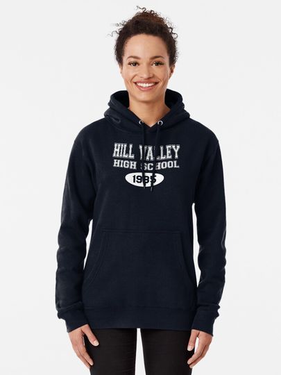 Hill Valley High School 1985 - Back To The Future Pullover Hoodie