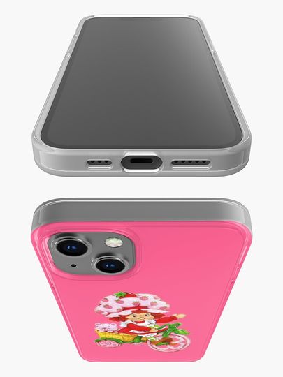 Vintage Strawberry Shortcake On Bicycle iPhone Case