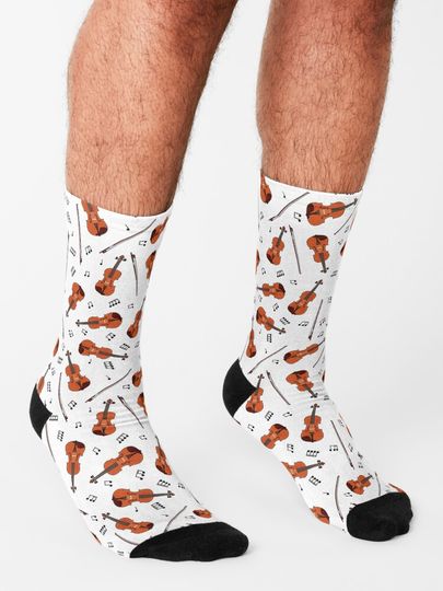 Violin And music nout Socks