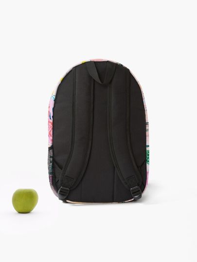 Pastel preppy collage Backpack