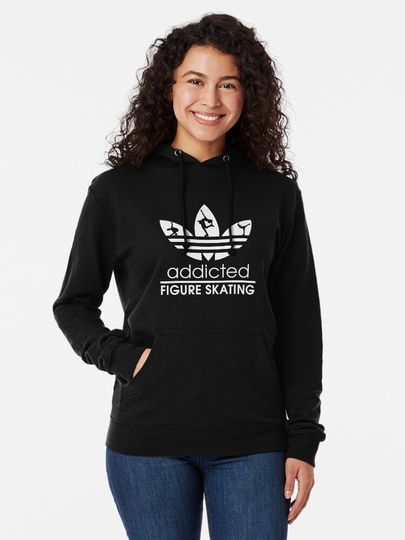 Figure skating  addicted  Lightweight Hoodie