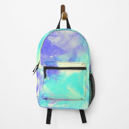 Watercolor Tie dye Color Pattern Backpack