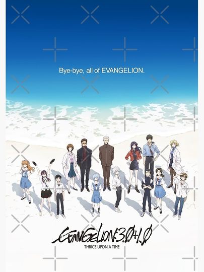 Evangelion 3.0+1.0 Thrice Upon A Time Premium Matte Vertical Poster
