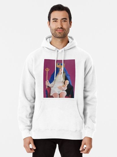 Madonna and Child Pullover Hoodie