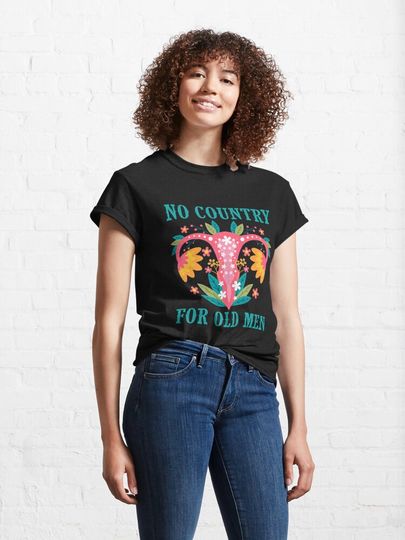 No Country For Old Men Old Movie Classic T-Shirt, Movie Inspired Shirt, Summer Cotton Short Sleeved T-shirt, Gift for Fans
