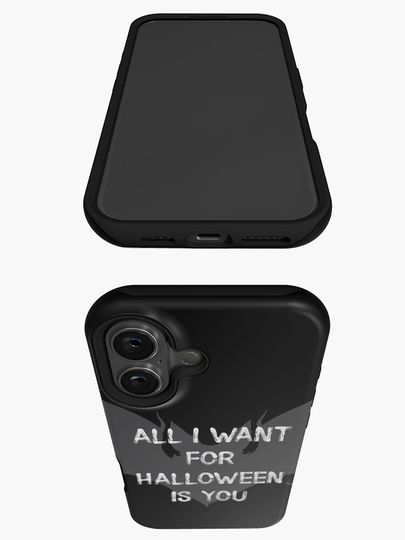All I Want For Halloween Is You Scary Bat iPhone Case
