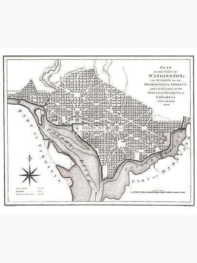 Washington-Washington DC-1800 Tapestry