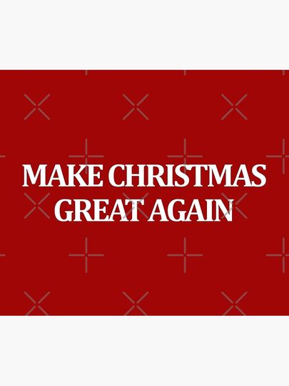 Make Christmas Great Again Throw Blanket