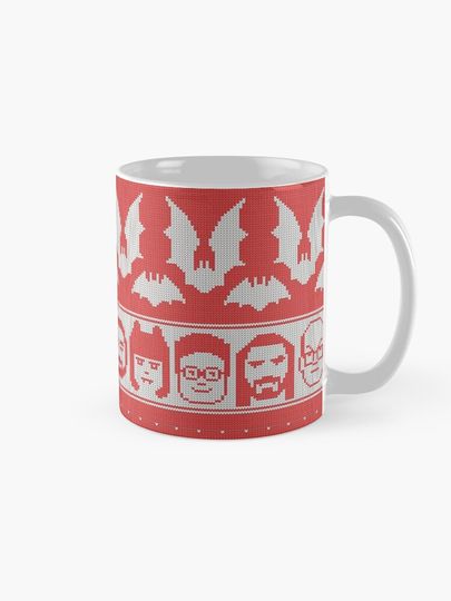 Ugly Christmas Sweater What we Do In The Shadows Version Coffee Mug