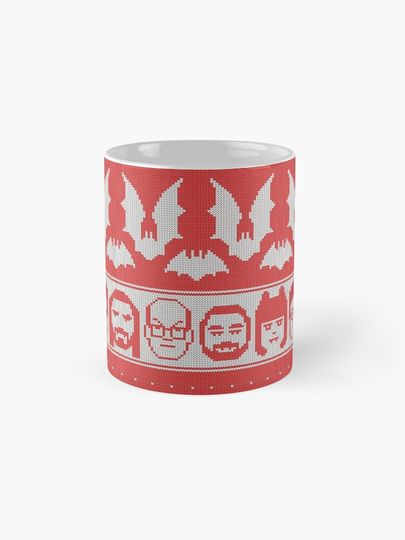 Ugly Christmas Sweater What we Do In The Shadows Version Coffee Mug