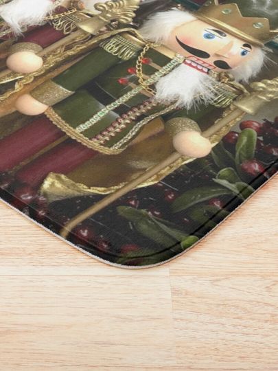 Christmas Nutcracker Trio Bath Mat