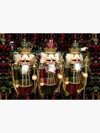 Christmas Nutcracker Trio Bath Mat