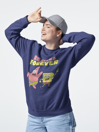 SpongeBob SquarePants  Best Friends Forever Funny Sweatshirt