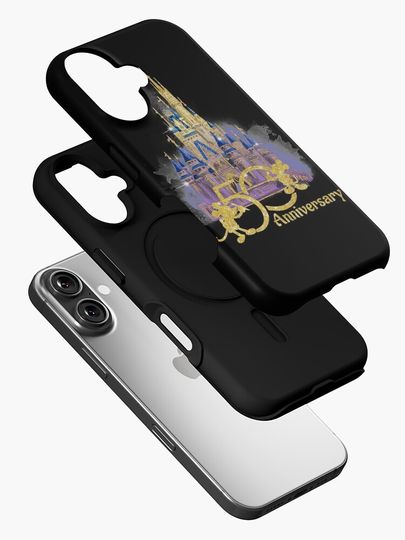 50th Anniversary Years World Magic Kingdom Castle Light iPhone Case