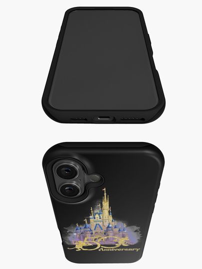 50th Anniversary Years World Magic Kingdom Castle Light iPhone Case