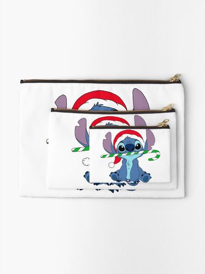 Disney Christmas Stitch Makeup Bag