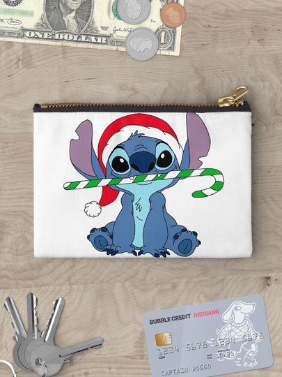 Disney Christmas Stitch Makeup Bag