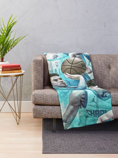 LaMelo Ball   Art Throw Blanket