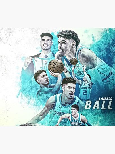 LaMelo Ball   Art Throw Blanket